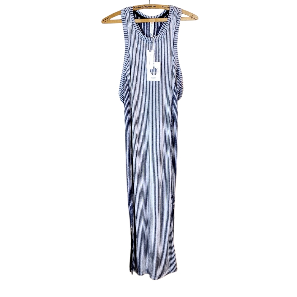 NWT Daily Practice x Anthropologie Lime Out Ribbed Racerback Tank Midi Dress M - Picture 4 of 13